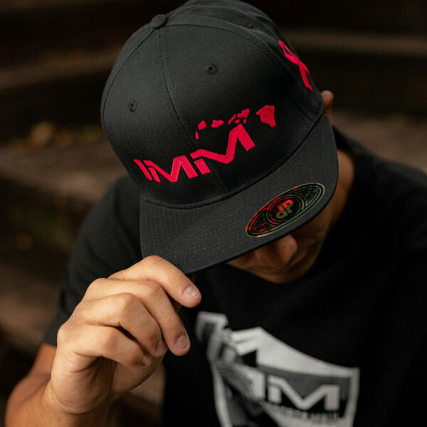 Pink + Black Intense Motorsports Maui Flex-fit Cap